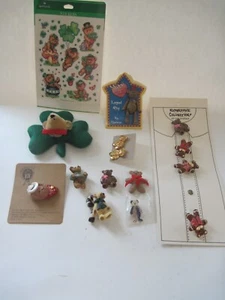 Lot of 11 Teddy Bear Pins Jewelry & Other Some New Vintage - Picture 1 of 13