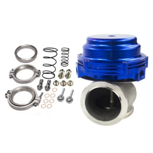 44 MM WATER COOLED MVR44 V-BAND BLUE TURBO MANIFOLD EXHAUST EXTERNAL WASTEGATE - Picture 1 of 5