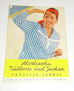 Modische Pullover und Jacken Bestell Nr 794 um 1955 Schnittmusterbogen ! - Bild 1 von 4