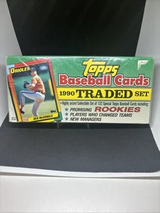 Juego completo de béisbol Topps 1990 negociado sellado de fábrica - Imagen 1 de 1