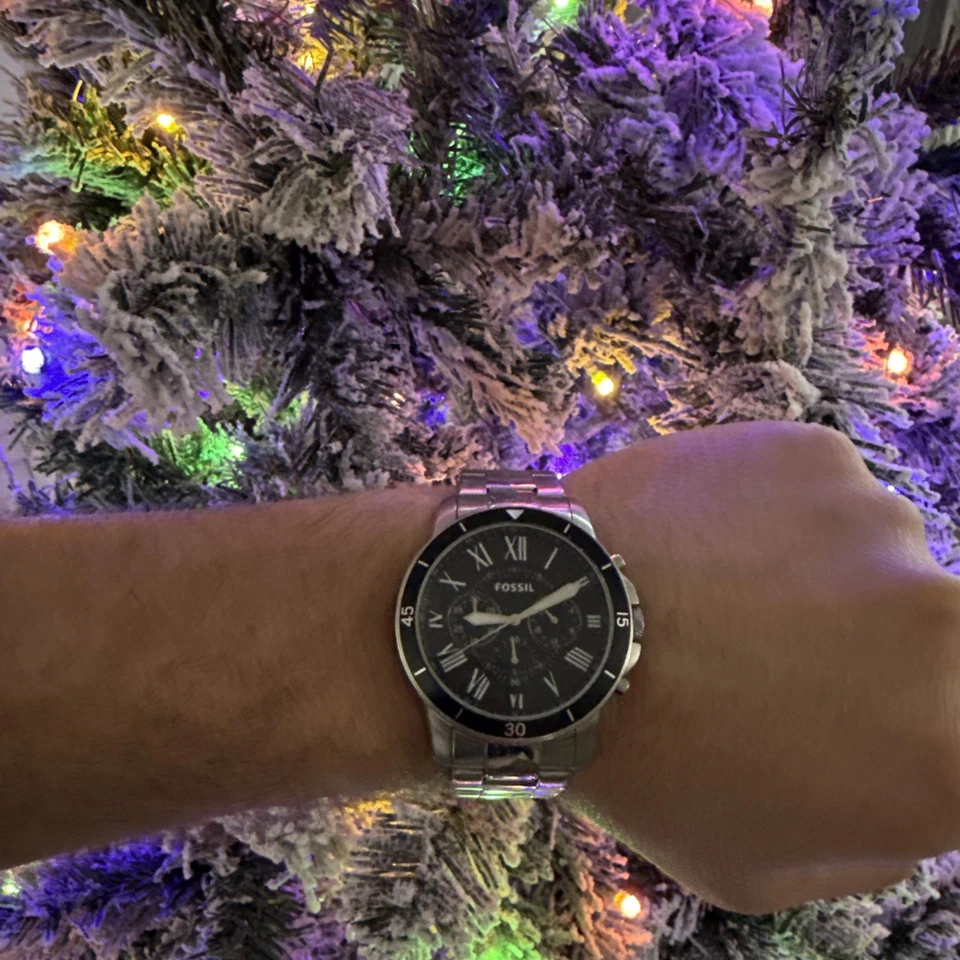 Reloj Grant Sport Plateado FS5236 Fossil Hombre Grant Cuarzo Acero Inoxidable  Foto 1 de 4