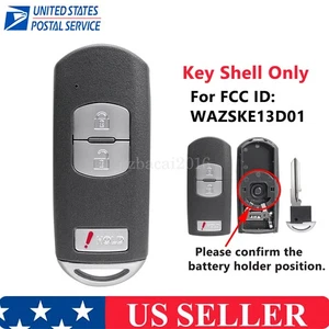 For MAZDA CX-5 CX-3 CX-9 SPEED 3 Remote Key Fob Shell Case Cover WAZSKE13D01 - Picture 1 of 9