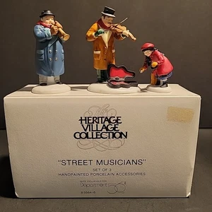 Department 56 Heritage Village Collection #5564-6 Street Musicians - Bild 1 von 14