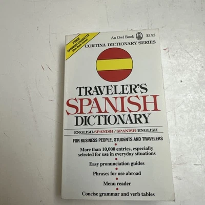 Spanish Traveller's Dictionary: ... by de Montes, Carmen Gi Paperback / softback - Image 1 of 4