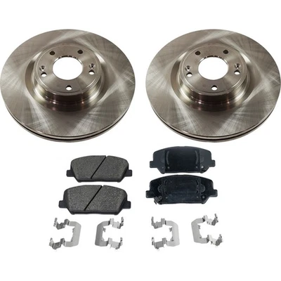 Front Brake Disc Rotors and Pads Kit For Hyundai Genesis Coupe 2010 2011-2016 - Image 1 of 4