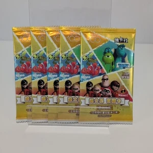 Five Card Fun Pixar movies Booster packs (Nemo, Incredibles 2, Monsters Uni) - Picture 1 of 2