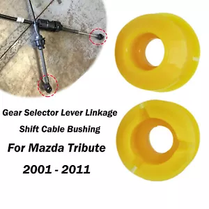 2Pcs For Mazda Tribute Gear Shifter Linkage Shift Control Cable Bushing 01 - 11 - Picture 1 of 7