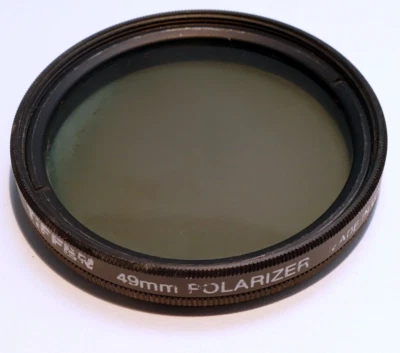 Tiffen 49mm Lens Filter  Polarizer PL Linear  made in USA - Image 1 of 4