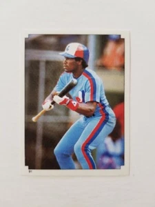 TIM RAINES 1984 TOPPS ALBUM BASEBALL STICKER #91 MONTREAL EXPOS - Picture 1 of 2