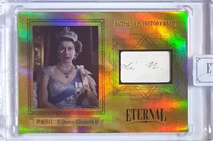 2024 Eternal Queen Elizabeth II #RELICS GOLD Holo /10 History Relic - Sealed - Picture 1 of 4