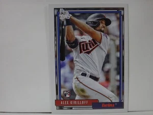 2021 Topps Update 1992 Topps Redux Alex Kirilloff #T92-29 Rookie RC - Picture 1 of 2