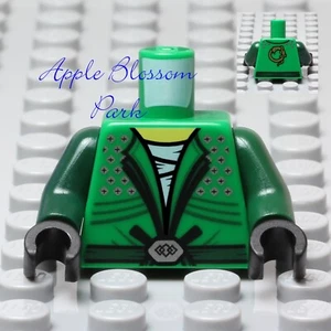 NEW Lego Ninjago GREEN NINJA MINIFIG TORSO - Lloyd ZX Minifigure Upper 9450 - Picture 1 of 3