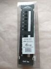 Wall Mount 12 Port Cat5e Patch Panel, 568A & 568B 10 Inch