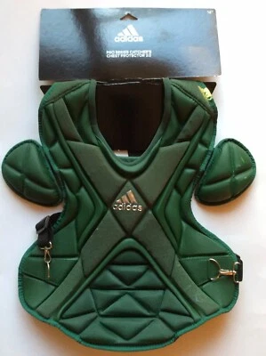 Protector de pecho de béisbol verde 16" Adidas Performance PRO Series 2.0 Foto 1 de 4