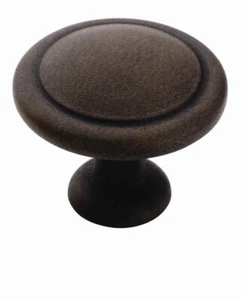(5 Pack) 1-1/4 inch Regency Knob Antique Rust - Picture 1 of 1