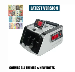 Australian Note Counter Money Bill Cash Counting Old New Notes Count Machine AU - Picture 1 of 6