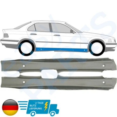 Für BMW 3er E36 Limo und Kombi 1992-1999 Voll Schweller Reparaturblech / Paar - Bild 1 von 4