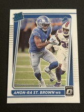 2021 Panini Donruss Optic Amon-Ra St. Brown Rated Rookie Card Base #228 Lions