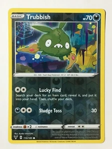 Trubbish 110/185 Reverse Holo Common Vivid Voltage Pokemon Pack Fresh - Picture 1 of 4