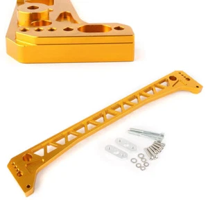 CNC Rear Lower Control Arm Billet Subframe Brace Gold Fit HONDA CIVIC 96-00 - Picture 1 of 12