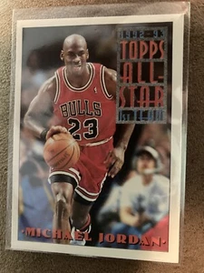 1992-93 Topps All Star First Team Michael Jordan Card 101 Original Mint NBA USA - Bild 1 von 2