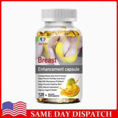 Breast Growth Pills All Natural Breast Herbs for Breast Growth Bigger 120Capsule - Image 1 of 4