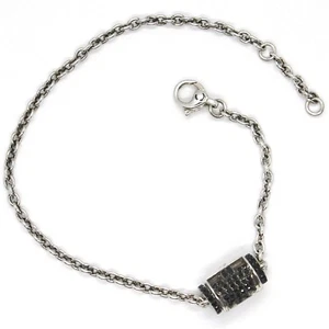 Pulsera de Plata 925 , Tubo Angelo,Zirconia Negros,Roberto Giannotti, Man - Imagen 1 de 8