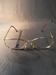 Vintage Christian Dior Gold 1980's Glasses Used FRAMES ONLY CHECK PHOTOS RARE - Picture 1 of 18