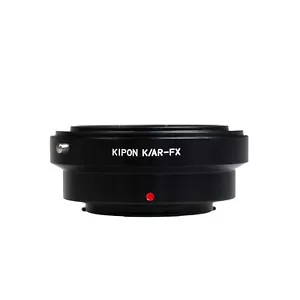 Adattatore KIPON per obiettivo attacco Konica AR KAR a fotocamera mirrorless attacco Fuji X XF - Foto 1 di 5
