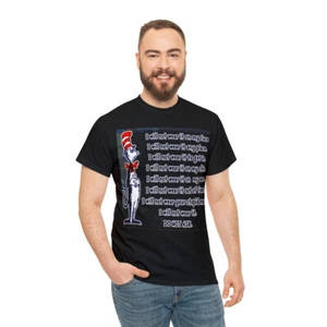 Dr Seuss sez I Will Not Wear A Mask Men's Short Sleeve T Shirt - Picture 1 of 49