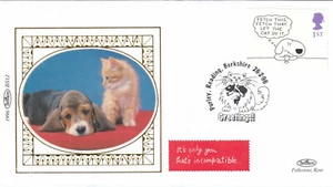 Greetings Cartoons GB Benham FDC Purley Reading 1996 (139921) - Picture 1 of 1