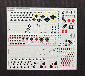 Warhammer 40k Lobos Espaciales Ejército Caja Transferencia Hoja 2025 Nuevo - Imagen 1 de 1