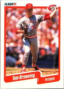 1990 Fleer - Tom Browning #415 - Picture 1 of 2
