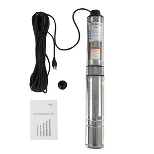 Deep Well Submersible Pump Stainless Steel Water Pump 0.5HP 110V 16GPM 157ft - Picture 1 of 11