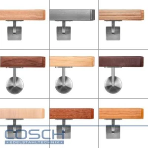 Holzhandlauf Vkt Pino 40 X 40MM Madera Pasamanos Pared Pasamano - Imagen 1 de 3