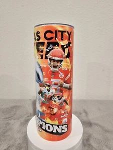 20 Oz Tumbler Stainless Steel Kansas City Chief - Picture 1 of 3