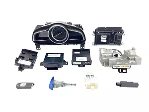 MAZDA 2 DJ MK3 ENGINE ECU KIT IGNITION LOCK SET FOB MANUAL 1.5 PETROL 14-19🌟 - Picture 1 of 13