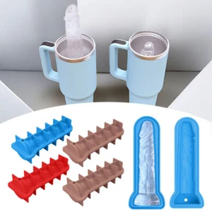 Adult Funny Silicone IceCube Tray prank Mold Party Ice Maker Penis Soap DIY gift - Picture 1 of 13