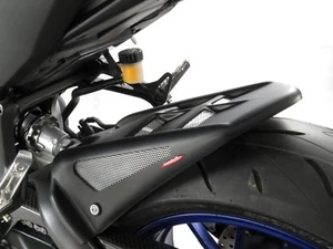 Abrazador trasero Yamaha XSR900 16-18 negro mate malla plateada - Powerbronze - Imagen 1 de 3