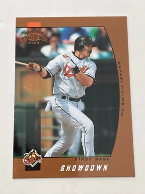 2005 Donruss Team Heroes Showdown Bronze #49 Rafael Palmeiro/100 ORIOLES! - Image 1 of 3