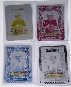 2024 Leaf Eclectic Brock Purdy Base Printing Plate 1/1 Set Lot - Picture 1 of 1