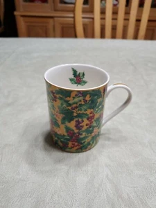 Taza de Navidad Department 56 Heirloom Holly Winter Berry en buen estado - Imagen 1 de 5