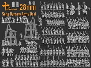 Song Dynasty Army Deal - Wargames - tabletop - old world - historical - Imagen 1 de 48