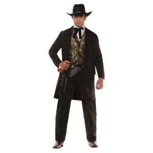 Western Gambler Costume Adult Wild West Cowboy