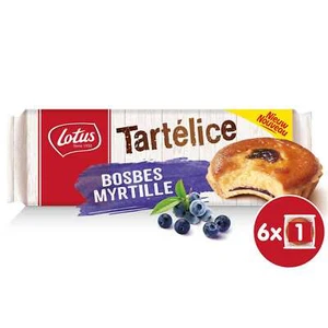 Lotus Cookies | Tartélice Blueberry 6 Stück | 12,1 Oz /345 Gr - Bild 1 von 2