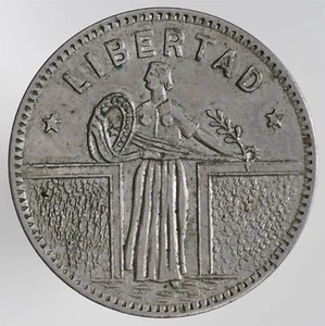 Libertad Counter Token (Standing Liberty quarter design) 24mm White Metal - Picture 1 of 2