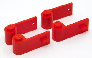 LEGO Red Car Vehicle Left & Right Door 1 x 3 x 1 (3821 3822) 2 Pair - Picture 1 of 2