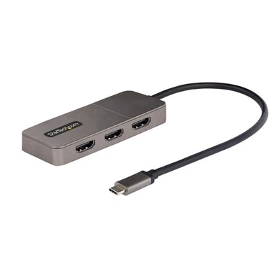 STARTECH Adattatore USB-C HDMI 3 Porte 3840x2160 Grigio - Immagine 1 di 4