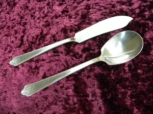 PAGEANT 1927 Master Butter / Sugar Spoon Holmes & Edwards Super Plate NO MONOS - Picture 1 of 3