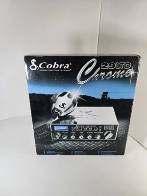 New COBRA 29LTD CHROME CB RADIO 40 Channel Sealed Components 2008 Cobra CB Radio - Image 1 of 4